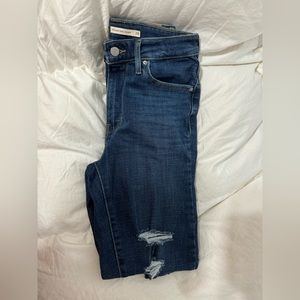 Levi's Women's High Rise Jeans - Dark Blue